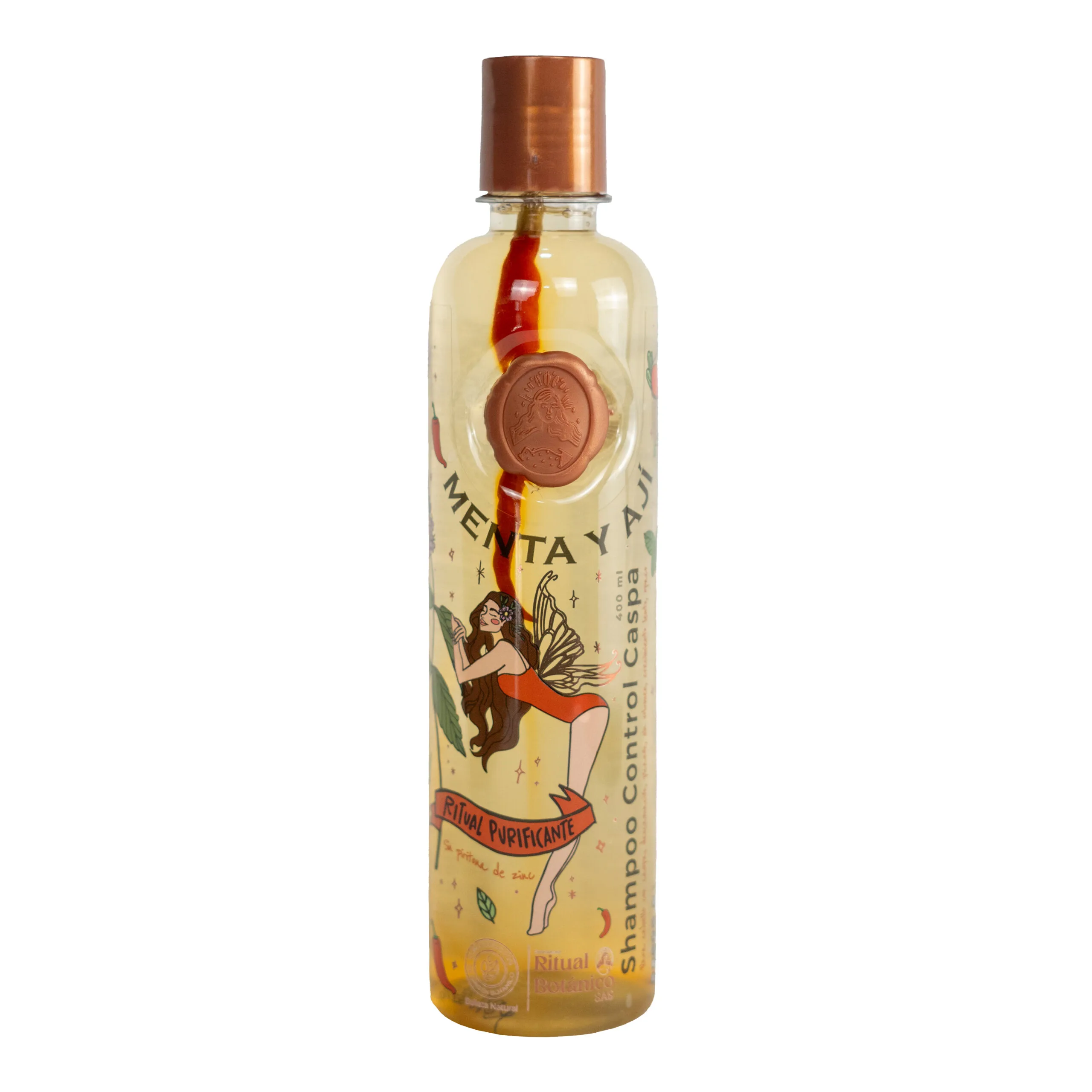 Shampoo control caspa con menta y aji x 400ML
